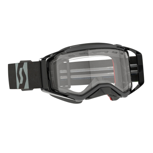 Scott USA - Scott USA Prospect Snowcross Goggles - 272846-1001043 - Black/Gray/Clear Lens - OSFM
