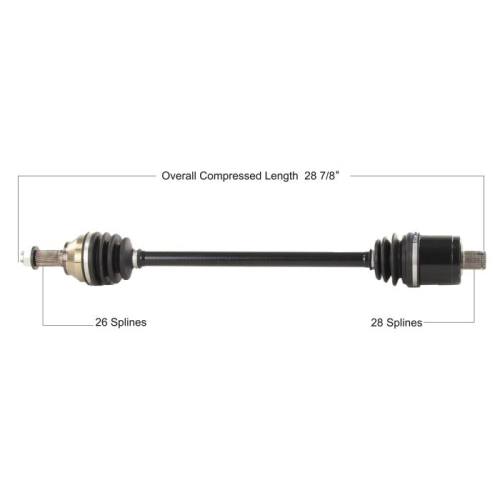 TYTANEUM - TYTANEUM OE Style CV Axle - POL-7082