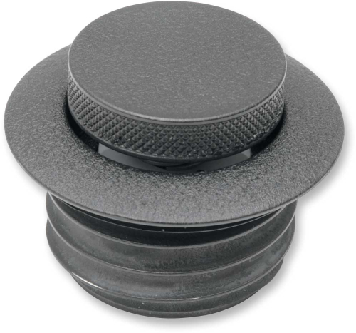 Drag Specialties - Drag Specialties Pop-Up Gas Cap - Non-Vented - Black Wrinkle - 03-328B-B