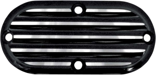 Joker Machine - Joker Machine Billet Inspection Cover - Finned - Black - 06-95TC