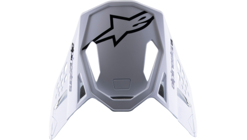 Alpinestars - Alpinestars Visor for Supertech M8 Radium 2 Helmet- Gloss Black/White - 8981523-12