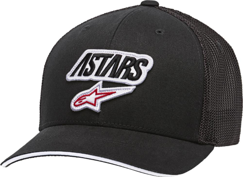 Alpinestars - Alpinestars Race Angle Mesh Hat - 1139-81540-1010-L/XL - Black/Black - Lg-XL