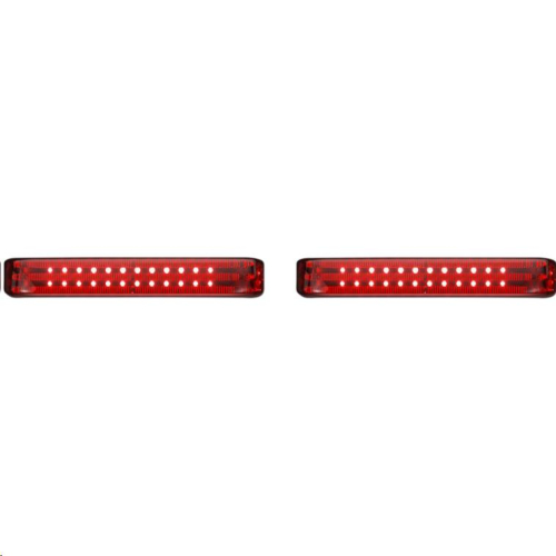 Custom Dynamics - Custom Dynamics Probeam Sequential LED Saddlebag Light - Gloss Black With Red Lens - PB-SBSEQ-SS6-BR