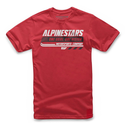 Alpinestars - Alpinestars Bravo Youth T-Shirt - 3038-72006-30-L - Red - Large