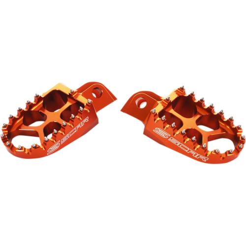 Scar Racing - Scar Racing Evolution Racing Footpegs - Orange - S5511OR