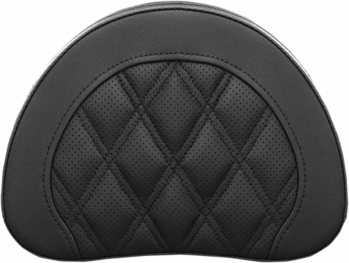 Saddlemen - Saddlemen Half-Moon Sissy Bar Pad for Road Sofa LS Seat - 10in. x 8in. - Black - 051344