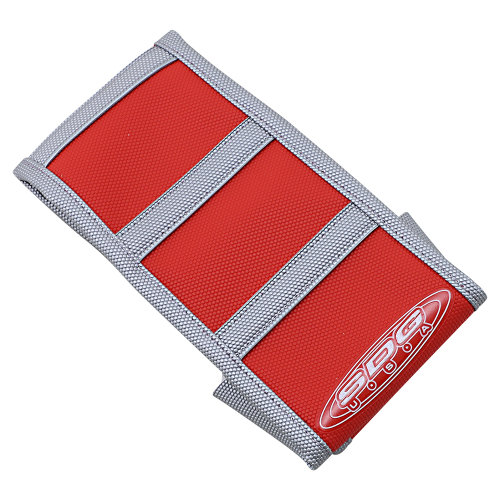 SDG - SDG 6-Rib Gripper Seat Cover - Red Cover/Gray Sides with Gray Ribs - 95943XRX