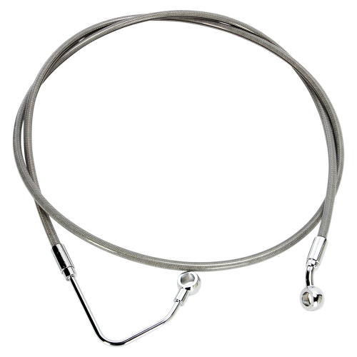 Magnum - Magnum Clear Coated XR Stainless Upper Front Brakeline Kit - 74in. Total Length - SSC1404-74