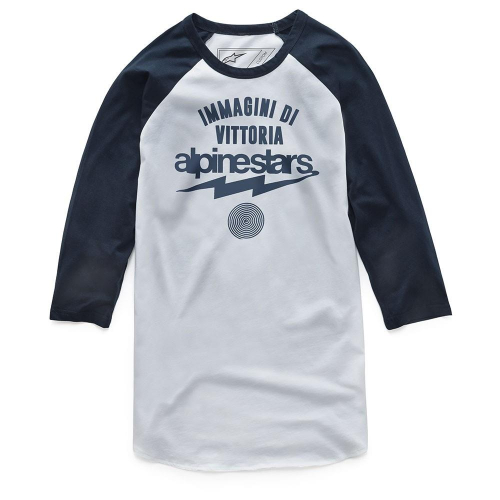 Alpinestars - Alpinestars Team Spirit Tee Shirt  - 1017732072070XL - White/Navy - X-Large