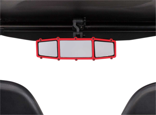 Moose Utility - Moose Utility Add-On Acent Frame for Elite Series UTV Center Mirror - Red - 0640-1377