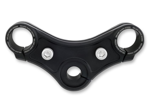 RSD - RSD Top Triple Clamp - Black Ops with Riser Holes - 0208-2106-SMB