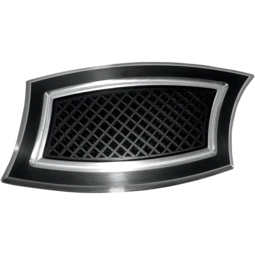 Eddie Trotta Designs - Eddie Trotta Designs Rear Brake Pedal Cover - Sloped Black Anodized/Reverse Cut - TC-979SLB