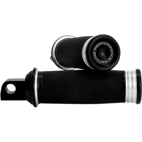 Performance Machine - Performance Machine Merc Footpegs with 45 Deg. Male Mount - Contrast Cut - 0035-1119-BM