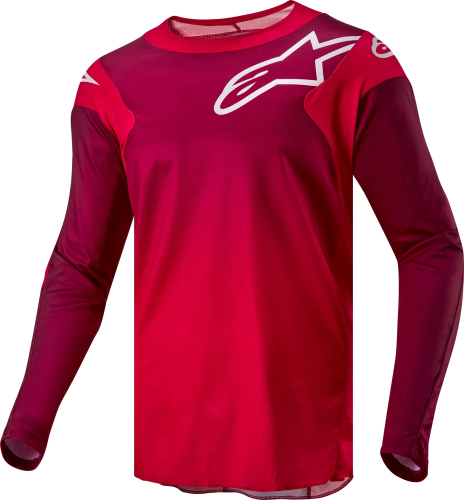 Alpinestars - Alpinestars Racer Hoen Jersey - 3761324-368-XL - Mars Red/Burgundy - X-Large