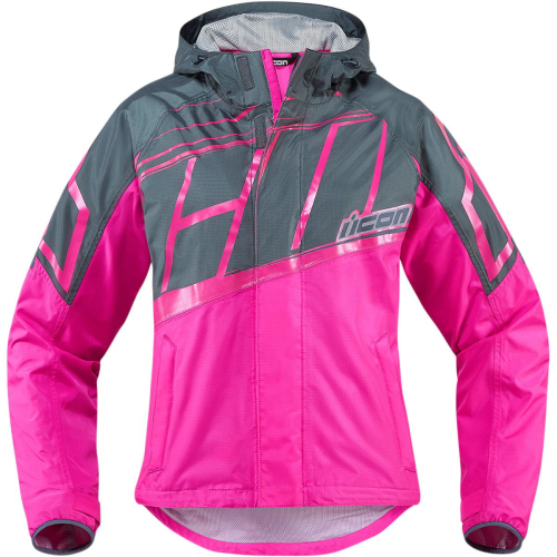Icon - Icon PDX 2 Womens Waterproof Jacket - 2854-0192 - Pink - Small