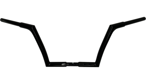 Fat Baggers, Inc. - Fat Baggers, Inc. 1-1/4in. EZ Install Flat Top Handlebars - Gloss Black - 708010-B