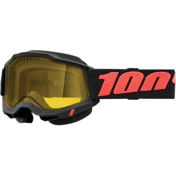 100% - 100% Accuri 2 Snow Goggles - 50021-00006 - Borego/Black/Pink / Yellow Lens - OSFM