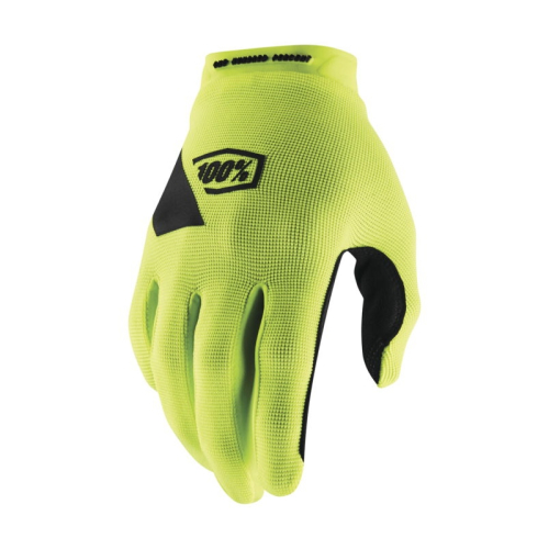 100% - 100% Ridecamp Gloves - 10011-00010 - Flo Yellow - Small