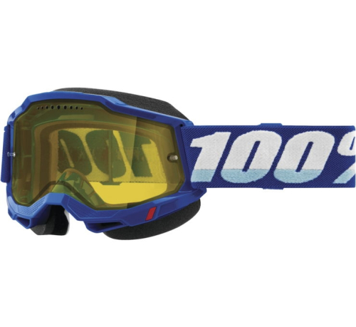 100% - 100% Accuri 2 Snow Goggles - 50021-00002 - Blue / Yellow Lens - OSFM