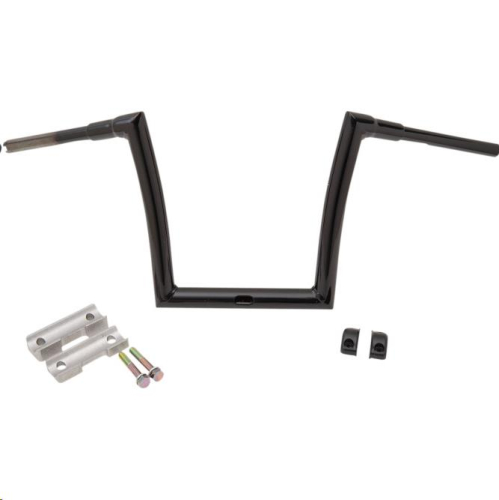 Todds Cycle - Todds Cycle 1-1/2in. Strip Handlebars - Black - 0601-5200