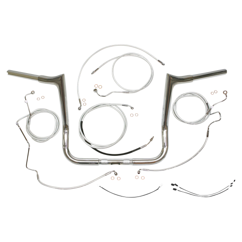 Magnum - Magnum 1-1/4in. Viking Bagger Handlebar Kit - 14in. - Chrome - 38869-414