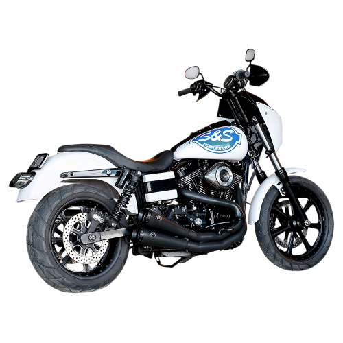 S&S Cycle - S&S Cycle Grand National 2-Into-2 Exhaust Systems - Black Ceramic - 550-0742