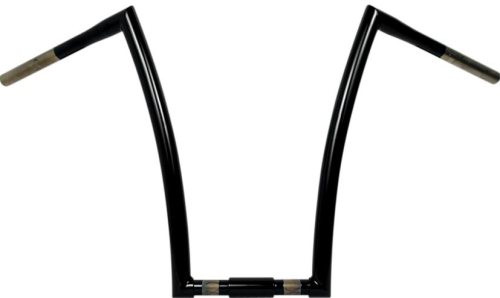 Todds Cycle - Todds Cycle 1-1/4in. Strip Handlebar - 10in. - Gloss Black - 0601-2800