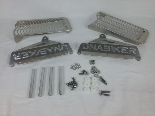 Unabiker - Unabiker Radiator Guards - Natural - YYZ450FX-A