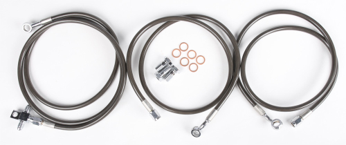 Streamline - Streamline 3-Line Brake Line Kit (+2in.) - Smoke - WILDCAT -F-2 SM