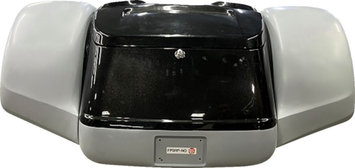 Paul Yaffe Originals - Paul Yaffe Originals Pro Street Trike Rear Fender Kit with Black License Frame, No Exhaust Outlet - FPSFK-N-NO-B