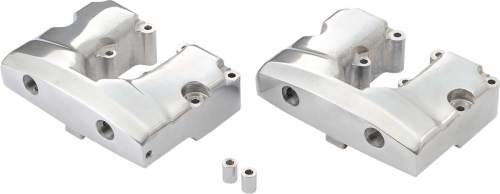 Drag Specialties - Drag Specialties Rocker Box Covers - Polished Aluminum - 0940-2015