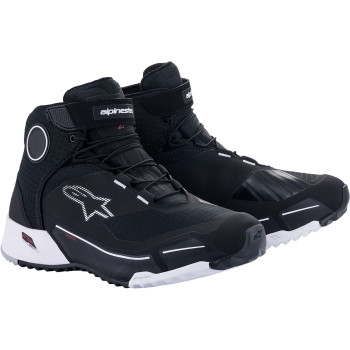 Alpinestars - Alpinestars CR-X Drystar Riding Shoes - 2611820113 - Black/White - 13