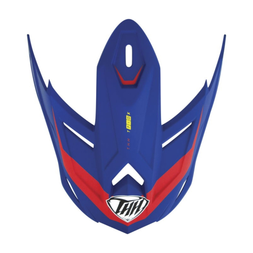 THH Helmets - THH Helmets Visor Airtech for T710X Helmets - Blue/Yellow - 648088
