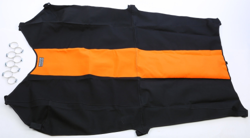 Speed Industries - Speed Industries Bimini Top - Black/Orange - 875-310-79