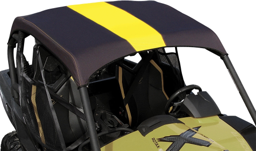 Speed Industries - Speed Industries Bimini Top - Black/Yellow - 875-400-87