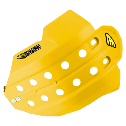 Cycra - Cycra Full Coverage Skid Plate with Hard Mounts - Yellow - 621656