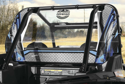 Over Armour Offroad - Over Armour Offroad Rear Panel Window - Blue - PO-XPRZR-BL