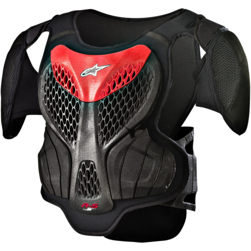 Alpinestars - Alpinestars A-5 S Youth Body Armour - 6740518-131-SM - Black/Red - Sm-Md