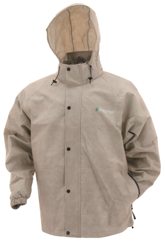Frogg Toggs - Frogg Toggs Pro Action Rain Jacket - PA63123-04-MD - Tan - Medium