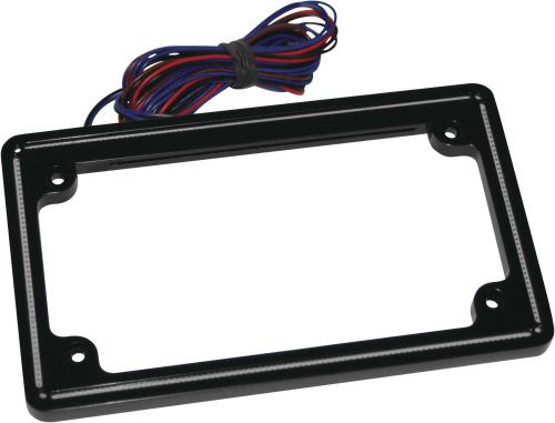 Namz - Namz Universal Perfect Plate Light License Plate Frame - Gloss Black - LLC-PPL-G