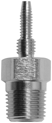 Goodridge - Goodridge Sniper II 1/8in. NPT Straight Male Adapter - Stainless Steel - SN816-02-18BDYC