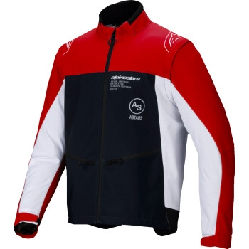 Alpinestars - Alpinestars Lite-Dura Softshell Jacket - 3700225-1342- M - Black/Bright Red/White - Medium