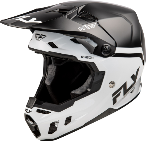 Fly Racing - Fly Racing Formula CC Objective Helmet - 73-4349M - Black/White - Medium
