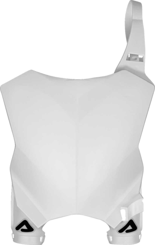 Acerbis - Acerbis Raptor Front Number Plate - White - 2981840002