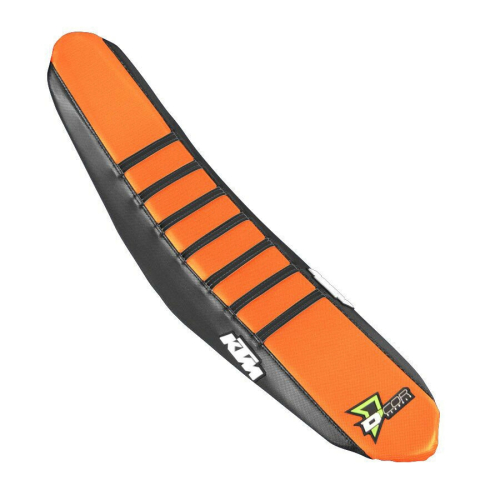 DCOR - DCOR Seat Cover - Black Sides - Orange Top with Black Ribs - 30-30-311