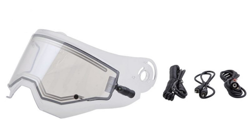 Fly Racing - Fly Racing Face Shield for Trekker Helmets - Clear with Cord Kit - F73-88550