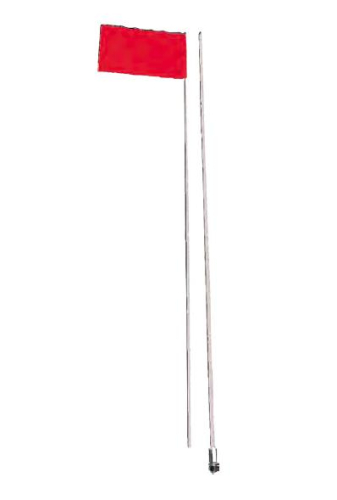 Firestik Antenna - Firestik Antenna 2-Piece Straight Mount Fiber Flag Pole - 6ft. - #2