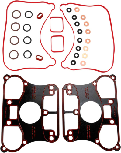 James Gasket - James Gasket Rocker Cover Gasket Kit with Metal Rocker Base Gaskets - JGI-17030-07-X