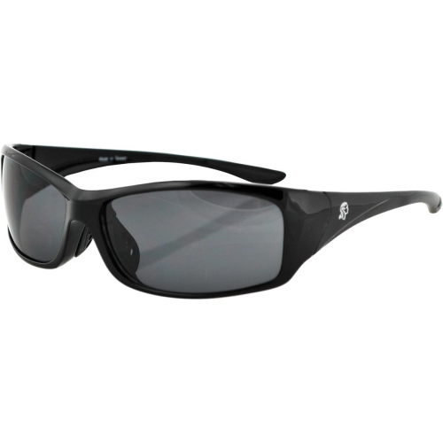 Zan Headgear - Zan Headgear South Dakota Sunglasses - EZSD01 - Shiny Black/Smoke Lens