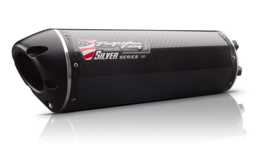 Two Brothers Racing - Two Brothers Racing M-2 Silver Series V.A.L.E. Slip-On - Carbon Fiber - 005-3720405V-S